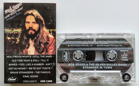 Bob Seger & The Silver Bullet Band - “Stranger In Town” - CASSETTE TAPE VG/VG