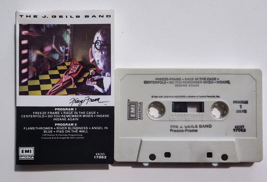 J. Geils Band - "Freeze-Frame" - CASSETTE TAPE VG/VG