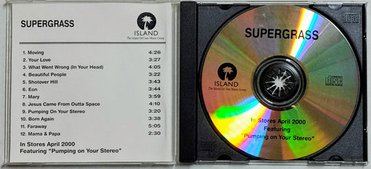 Supergrass - “Supergrass” - INDIE COMPACT DISC (Promo Copy) NM/NM