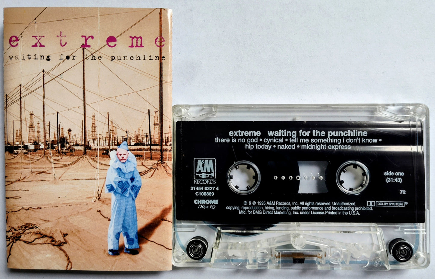 Extreme - “Waiting For The Punchline” - CASSETTE TAPE VG+/VG+