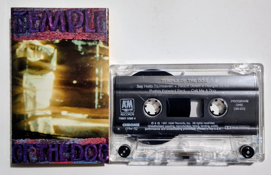 Temple Of The Dog - "Temple Of The Dog" - CASSETTE TAPE (Chrome; DOLBY) VG+/VG+