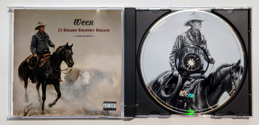 Ween - "12 Golden Country Greats" - COMPACT DISC G+/VG+ (Cut in spine of album art)
