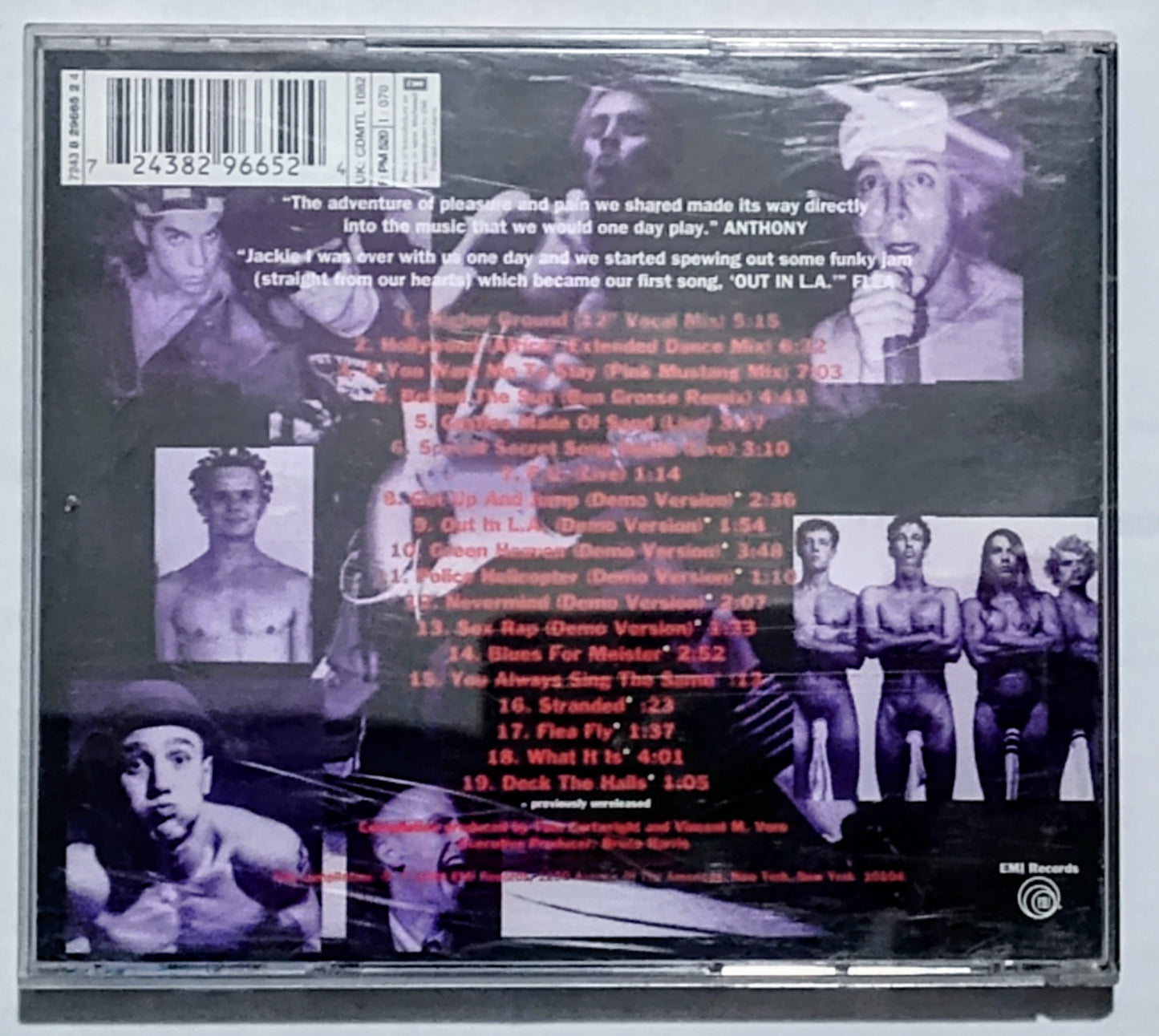 Red Hot Chili Peppers - “Out In LA” - COMPACT DISC VG+/VG+