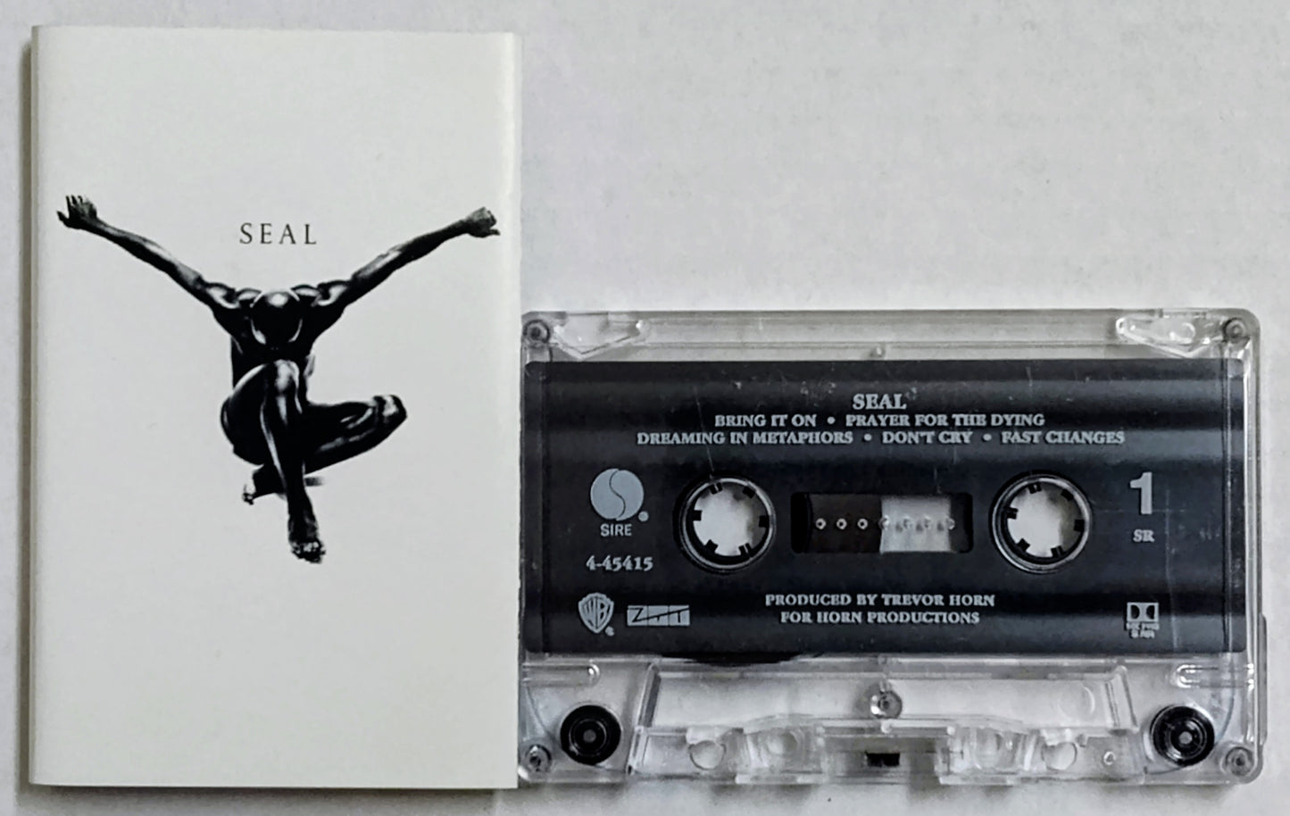Seal - "Seal" - CASSETTE TAPE VG+/VG+