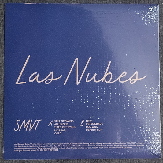 Las Nubes - "SMVT" - INDIE VINYL RECORD (2024 Reissue; Cobalt Blue Vinyl) M/M (Sealed)