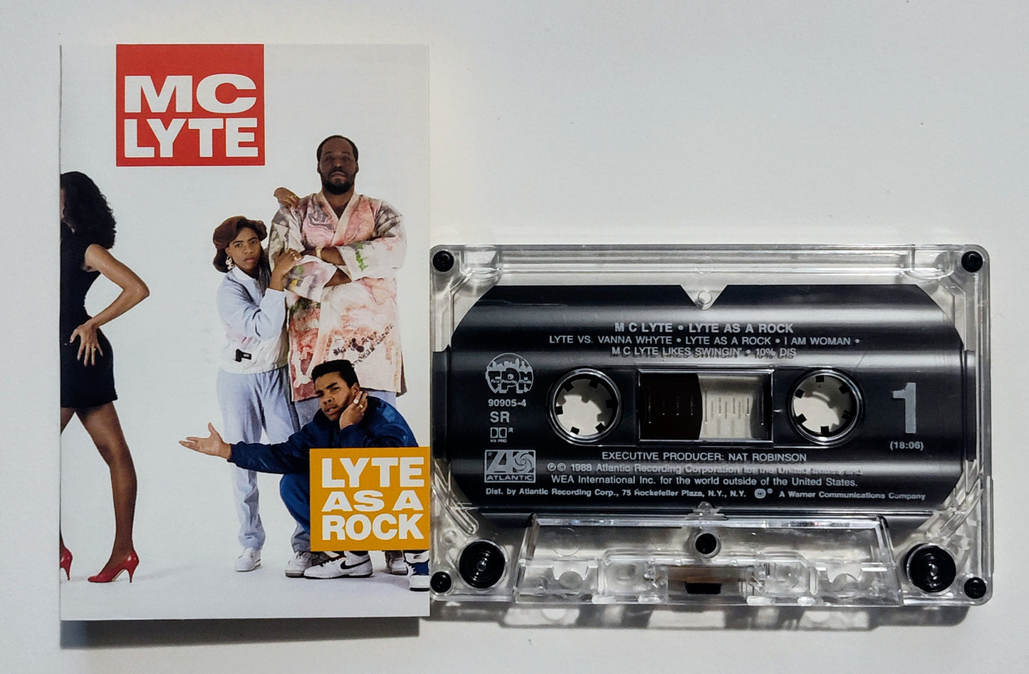 M.C. Lyte - "Lyte As A Rock" - CASSETTE TAPE (SR; DOLBY HX PRO) VG+/VG+