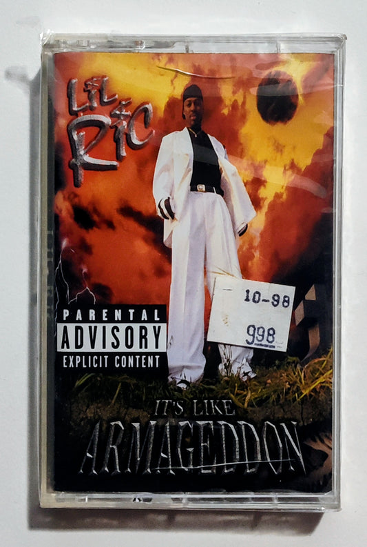 Lil' Ric - "It's Like Armageddon" - CASSETTE TAPE VG+/M (Sealed; Cracked case)