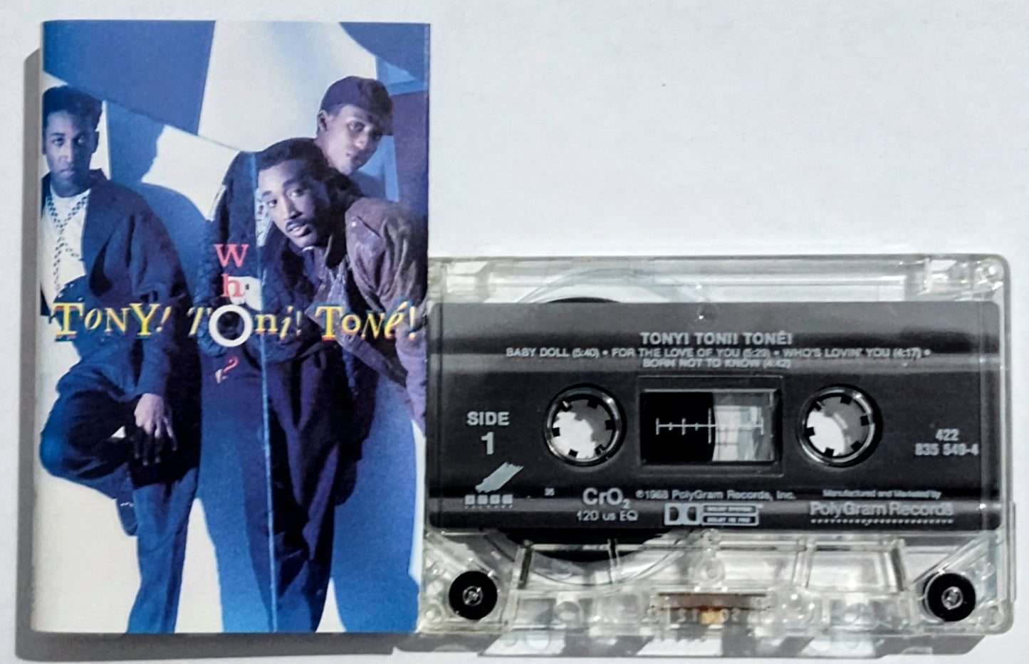 Tony! Toni! Tone! - “Who?” - CASSETTE TAPE VG/VG+