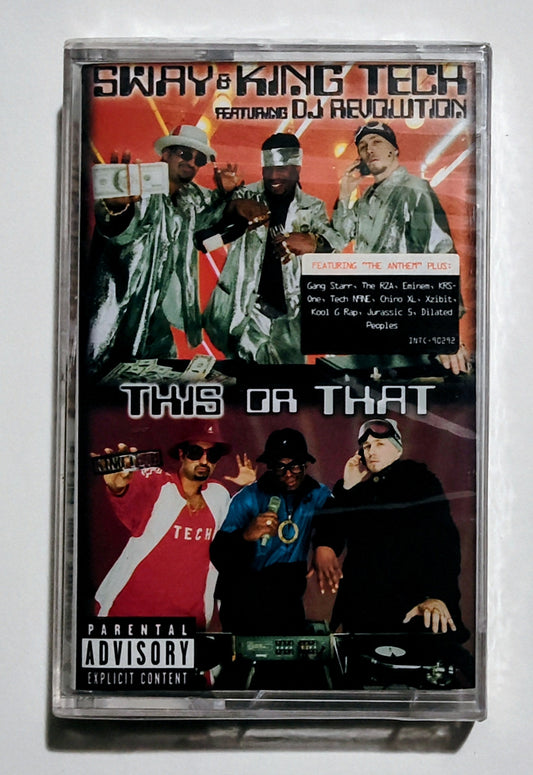 Sway & King Tech - "This Or That" - CASSETTE TAPE NM/M (Sealed; crack in spine of case)