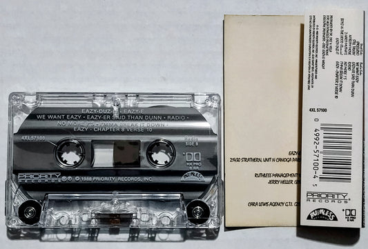 Eazy-E - “Eazy-Duz-It” - CASSETTE TAPE VG+/VG+