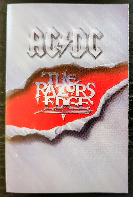 AC/DC - "The Razor's Edge" - CASSETTE TAPE VG+/VG+