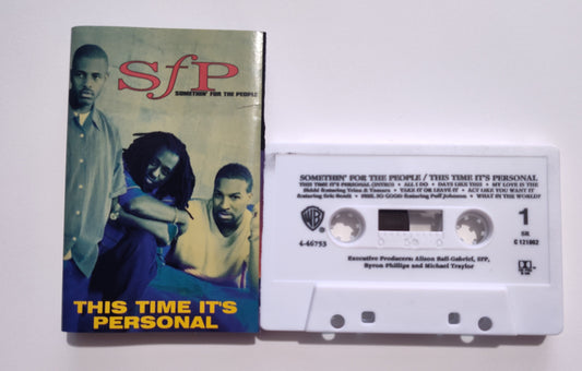 Something For The People - "This Time It's Personal" - CASSETTE TAPE (DOLBY HX PRO B NR)VG+/VG+