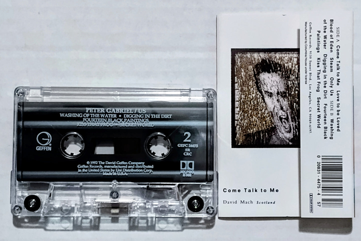 Peter Gabriel - “Us” - CASSETTE TAPE NM/NM