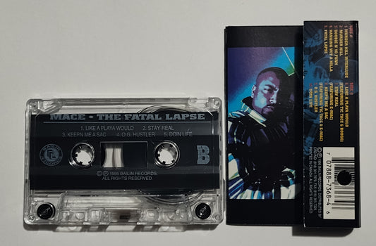 Mase - "The Fatal Lapse" - CASSETTE TAPE VG+/VG+ (Hole punch bar code)