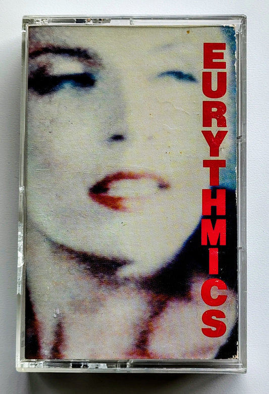 Eurythmics - “Be Yourself Tonight” - CASSETTE TAPE (Canada; black shell) G+/VG (Ripped inner j card)
