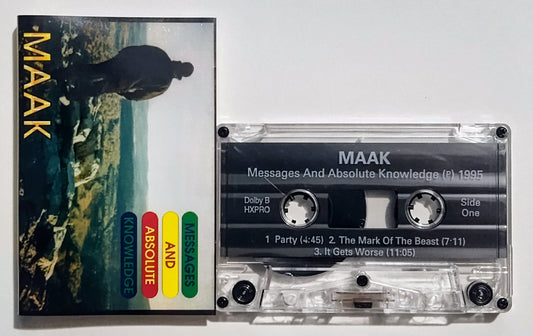 MAAK - "Messages And Absolute Knowledge" - CASSETTE TAPE VG+/NM