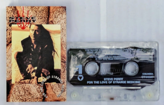 Steve Perry - “For The Love Of Strange Medicine” - CASSETTE TAPE VG+/VG+