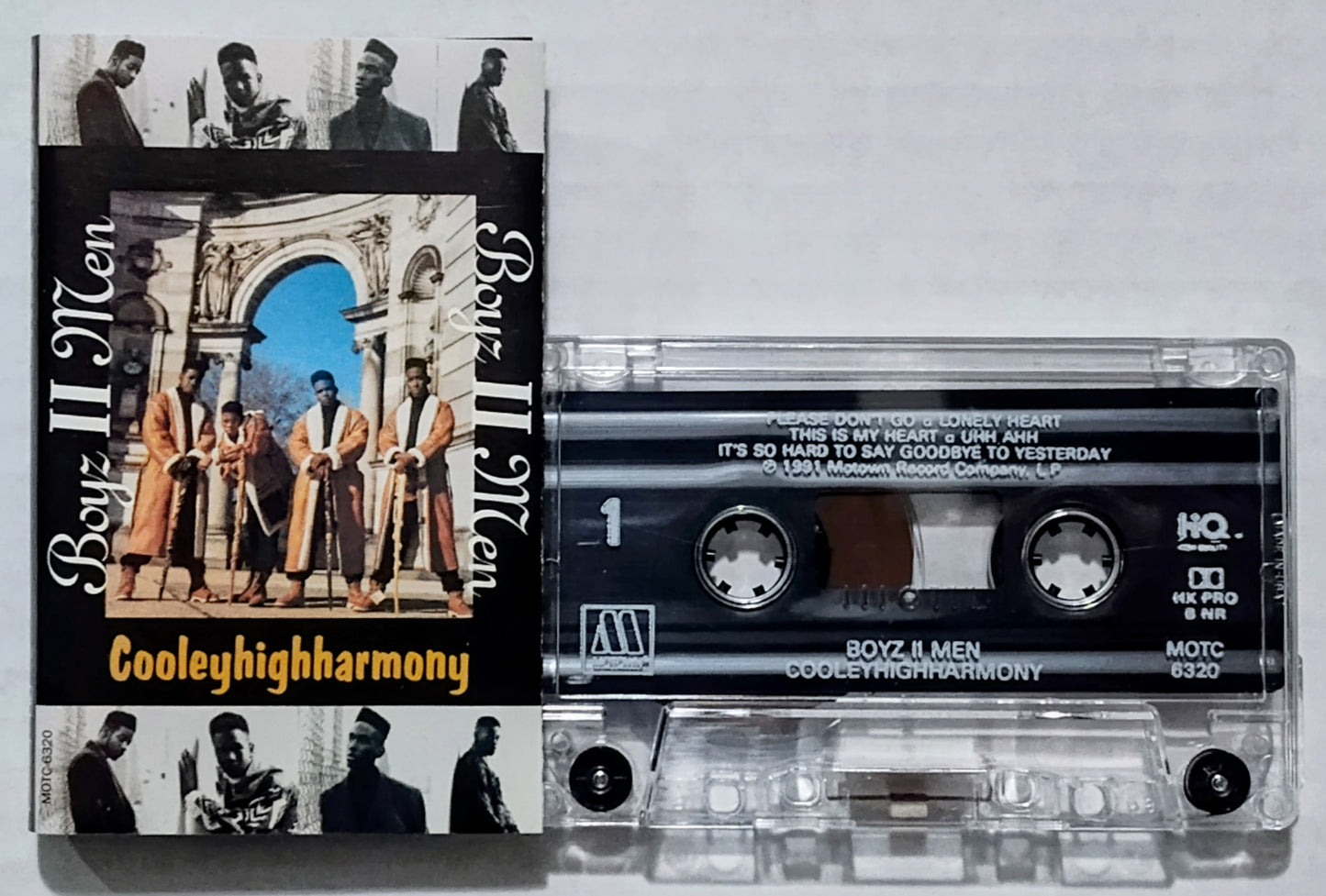 Boyz II Men - "Cooleyhighharmony" - CASSETTE TAPE (DOLBY HX PRO) VG+/VG+