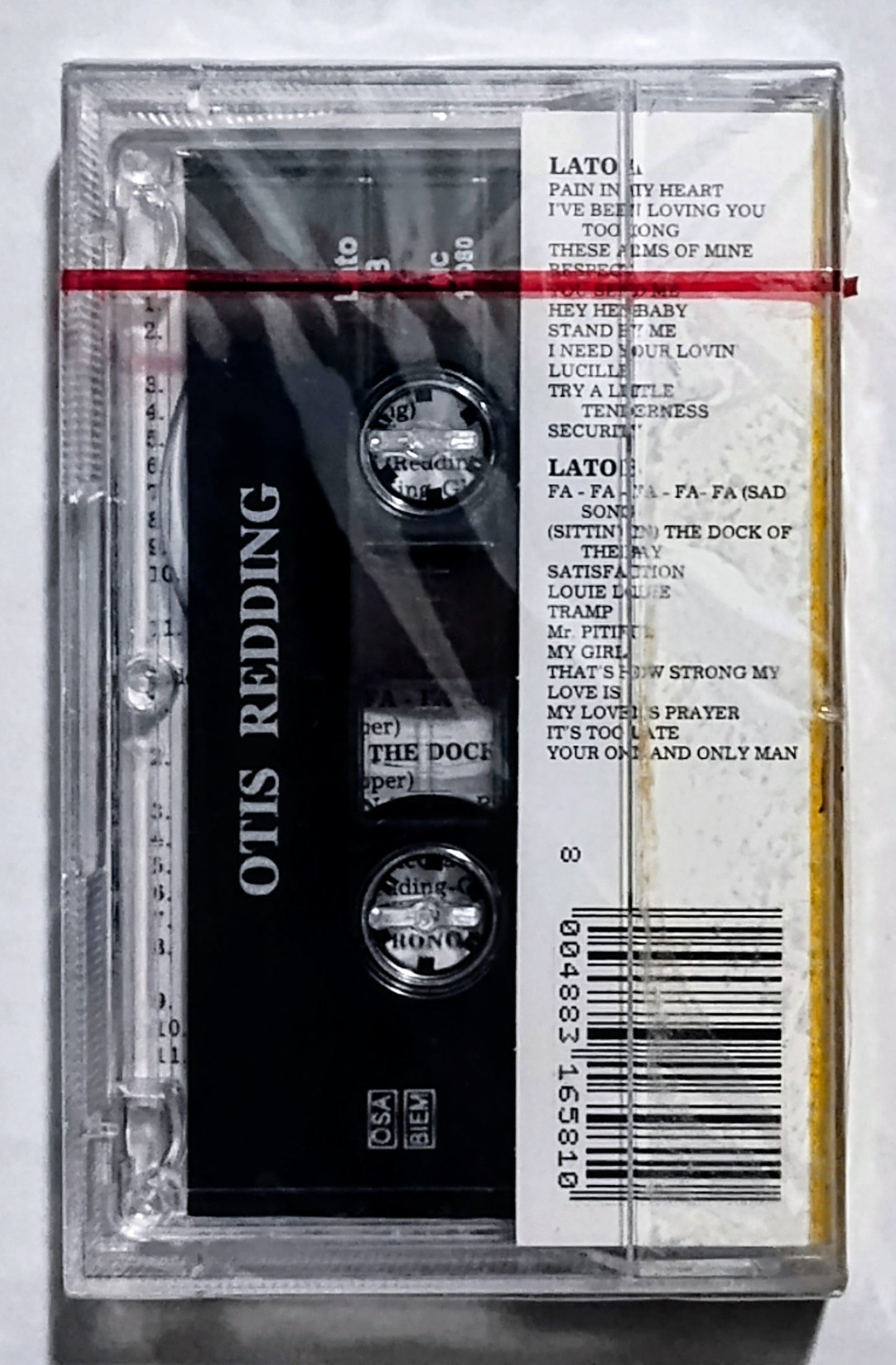 Otis Redding - “Compilation” - CASSETTE TAPE NM/M (Sealed; small tear in cellophane)