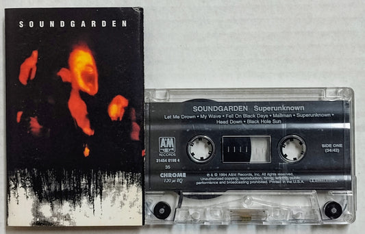 Soundgarden - "Superunknown" - CASSETTE TAPE VG/VG