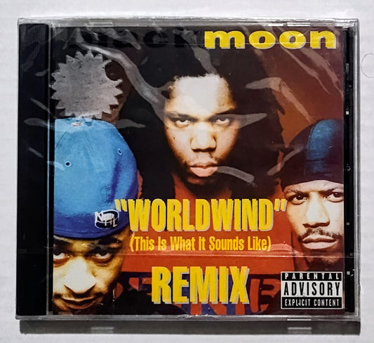 Black Moon (KRS One) - “Worldwind (This Is What It Sounds Like) Remix” - COMPACT DISC M/M (Sealed)