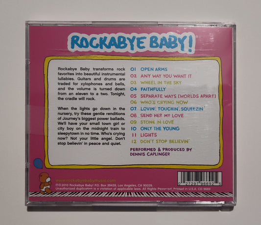 Rockabye Baby! - "Lullaby Renditions Of Journey" - COMPACT DISC VG+/VG+