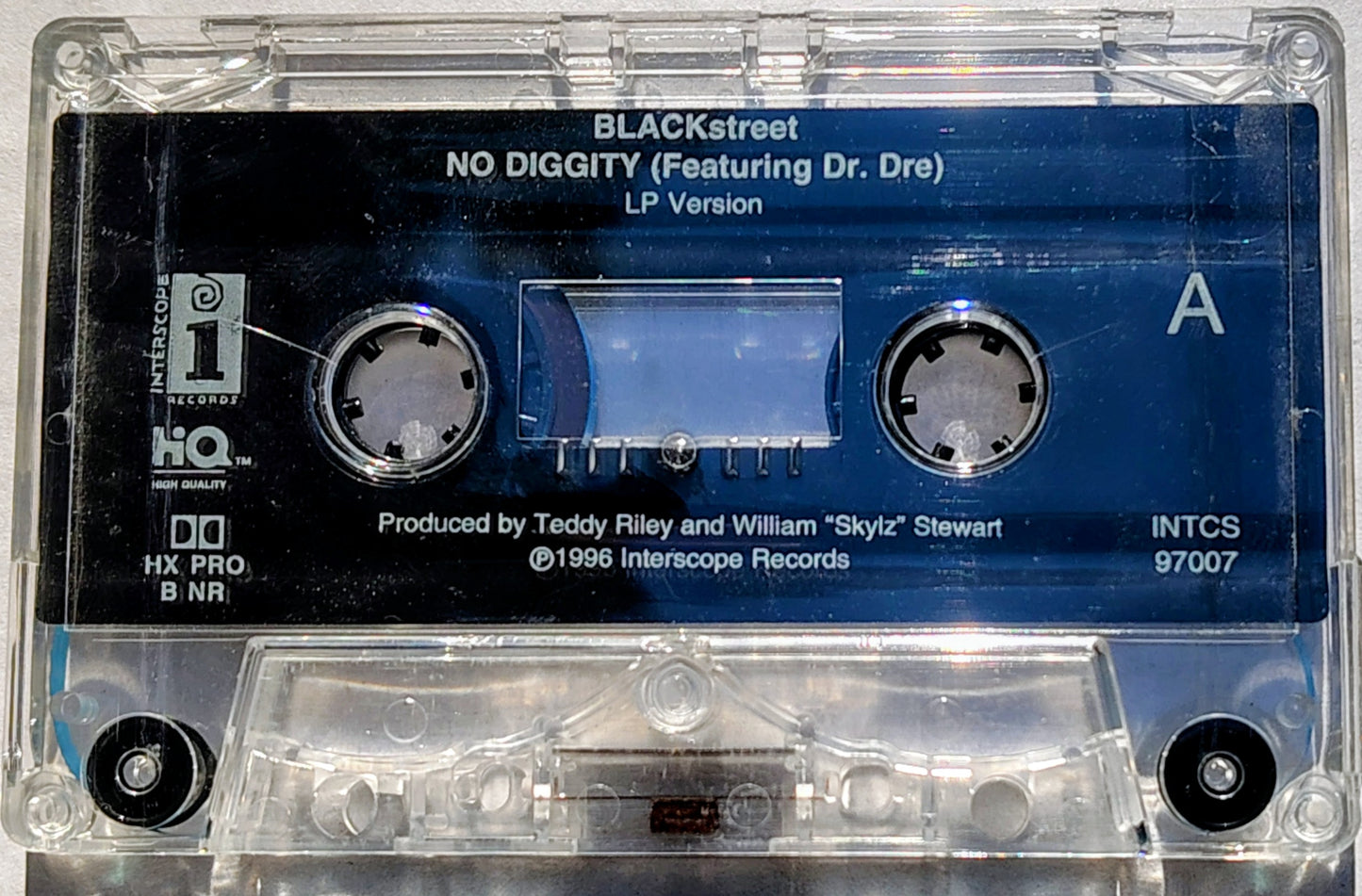BLACKstreet - "No Diggity" CASSETTE TAPE (Single) G+/G+