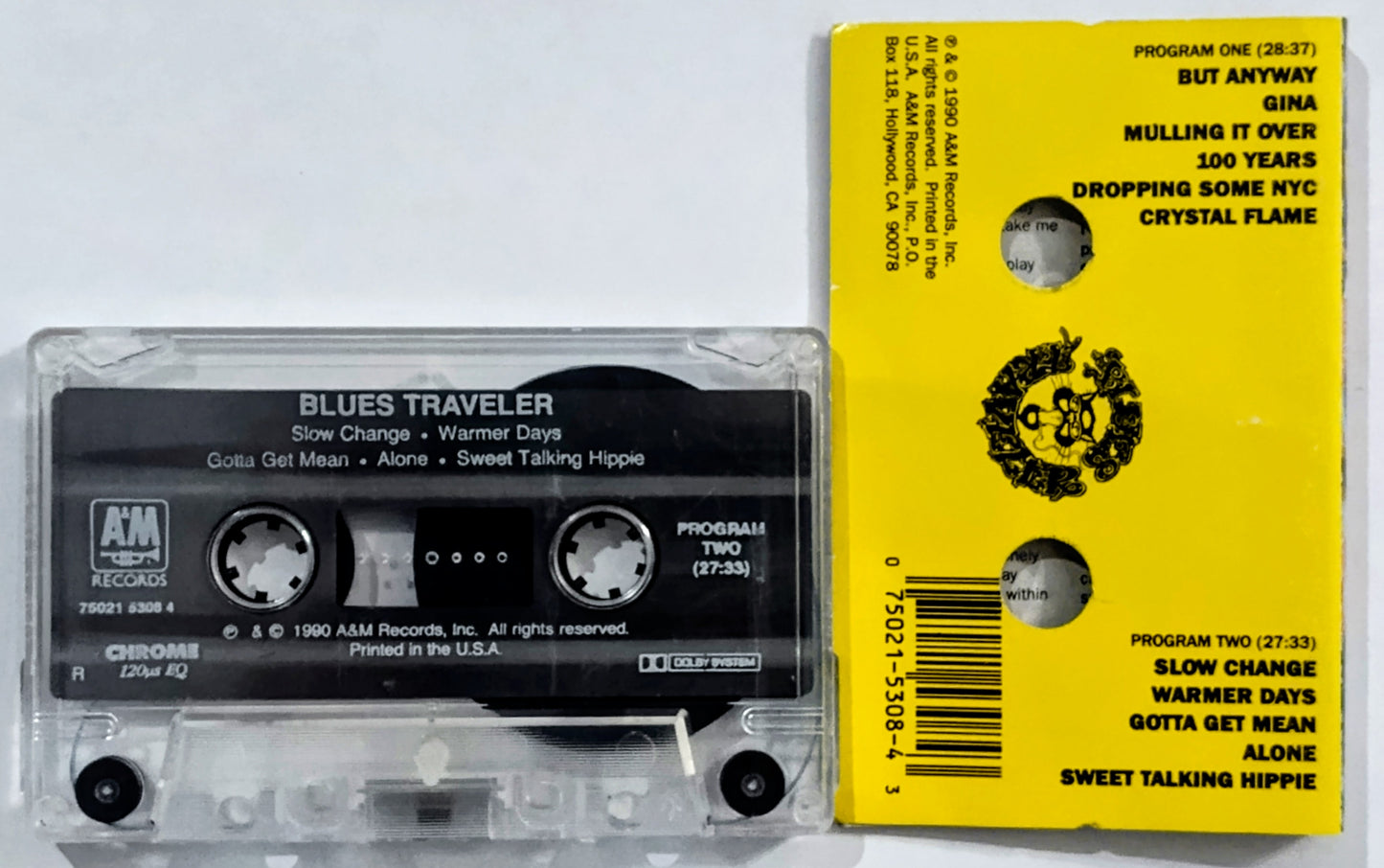 Blues Traveler - “Blues Traveler” - CASSETTE TAPE VG+/VG+