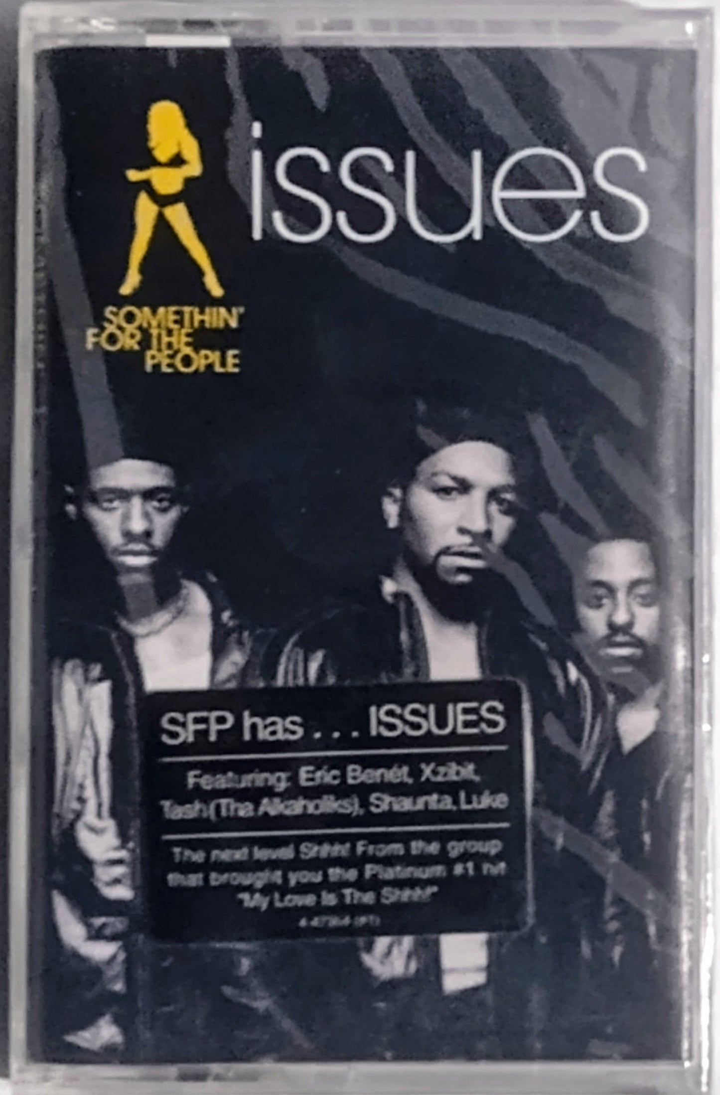 Somethin’ For The People (with Eric Benet) - “Issues” - CASSETTE TAPE M/M (Sealed with hype sticker)
