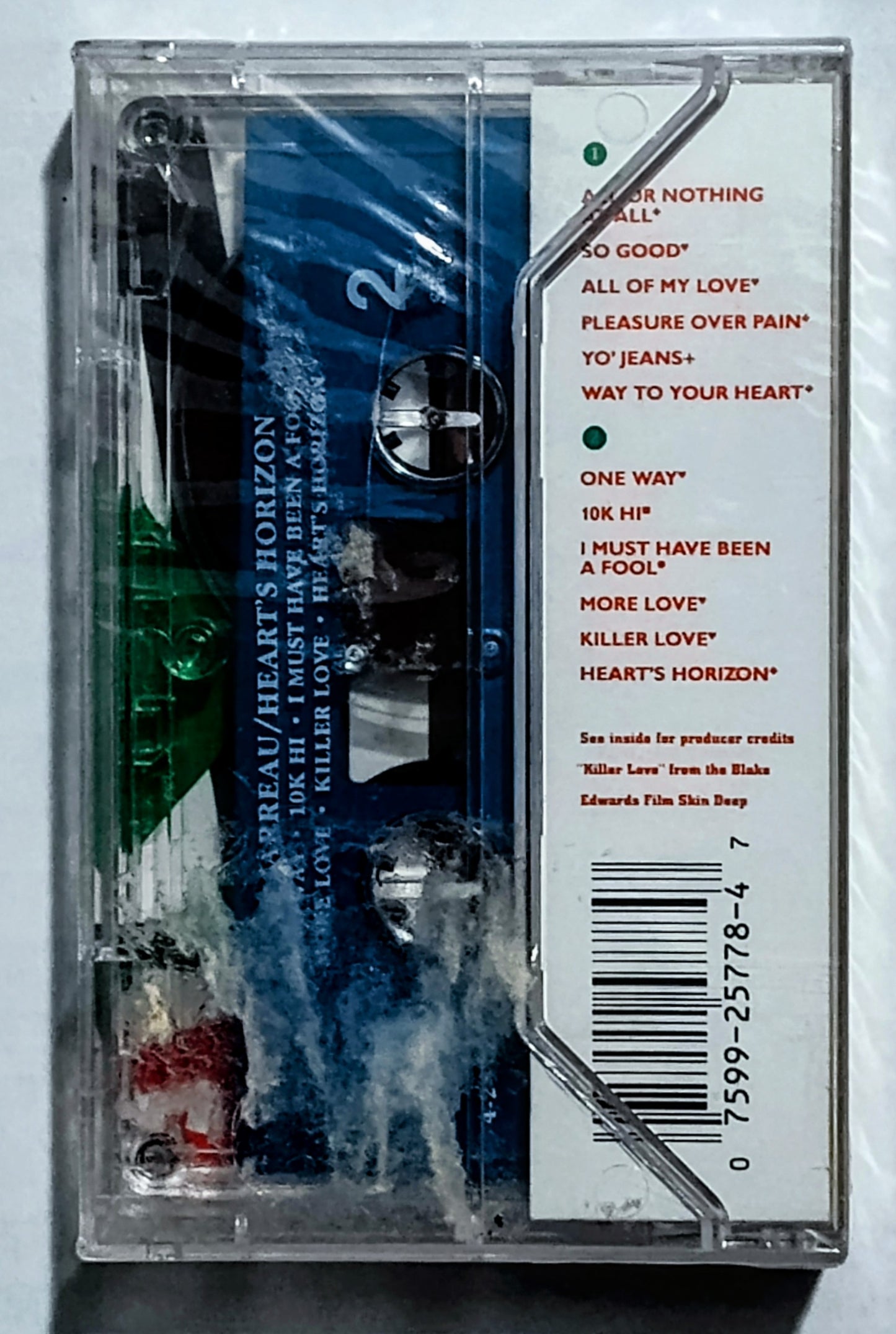 Al Jarreau - “Heart’s Horizon” - CASSETTE TAPE M/M (Sealed with hype sticker)