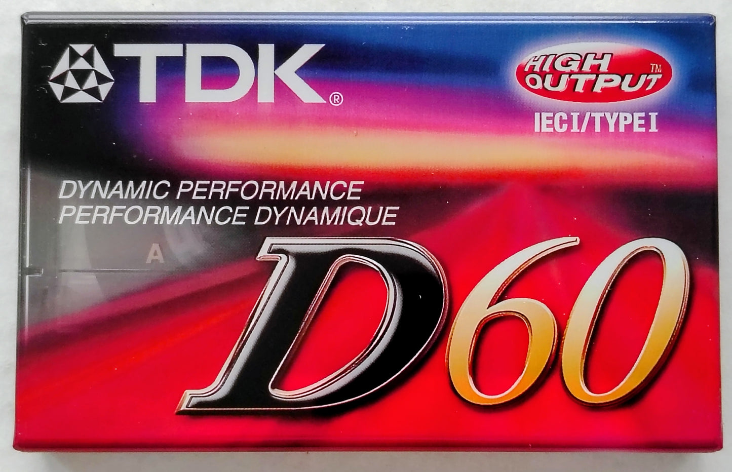 Blank - TDK D60 Normal Bias Type I (60-Minute; blue label; Sealed)