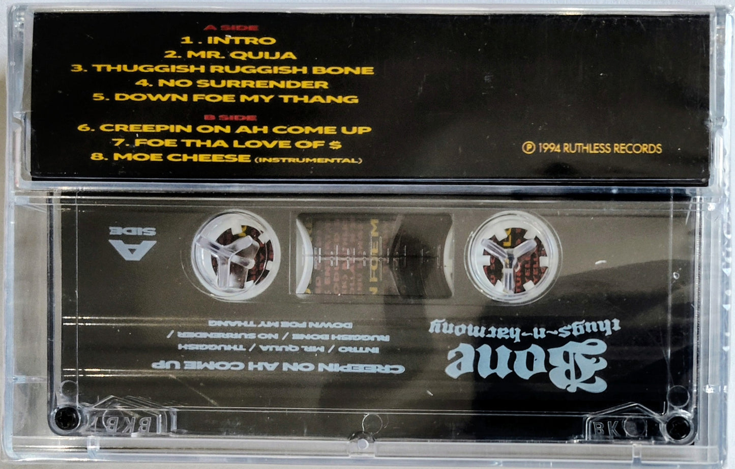 Bone Thugs-N-Harmony - "Creepin On Ah Come Up" - CASSETTE TAPE (Italy "Fan Club" Import) M/M (Sealed) [Cleveland, OH]