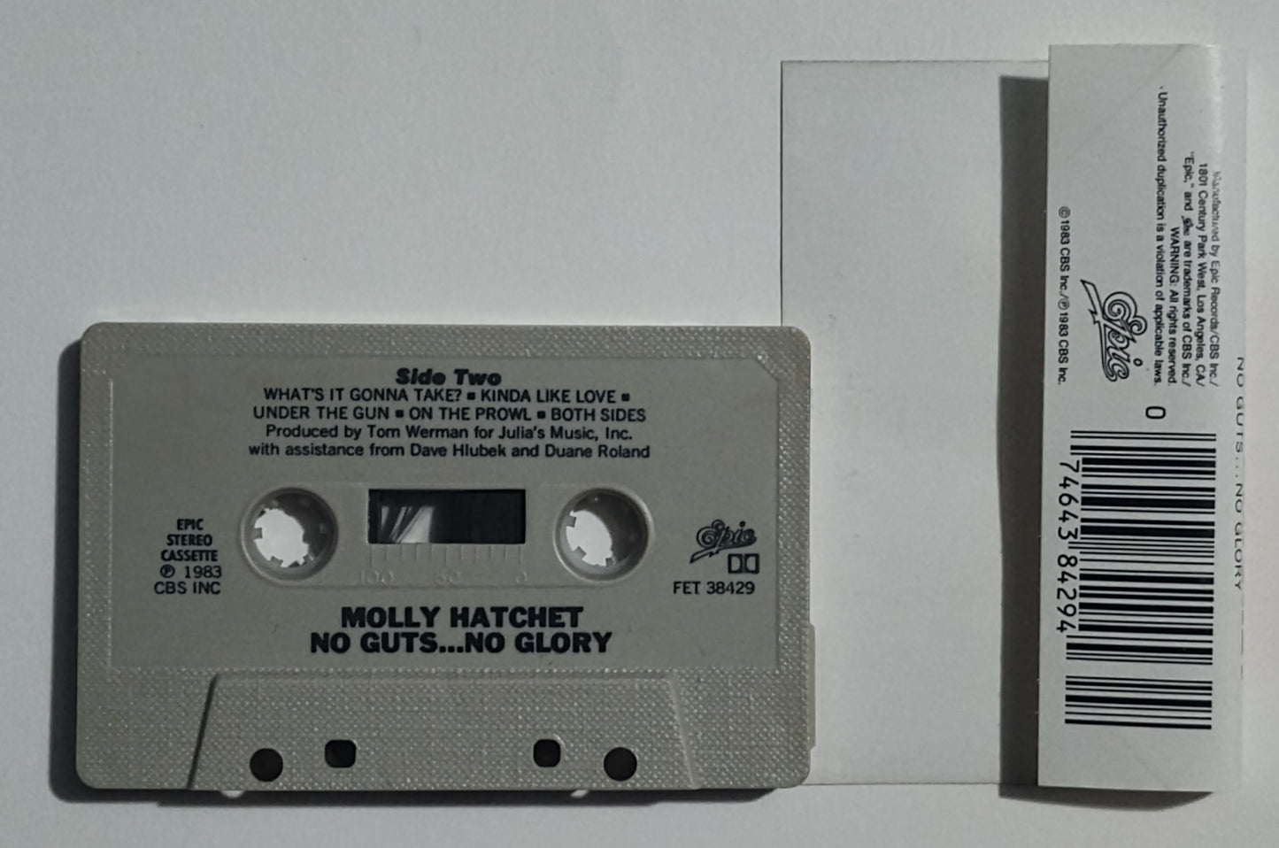 Molly Hatchet - "Molly Hatchet" - CASSETTE TAPE VG+/VG+