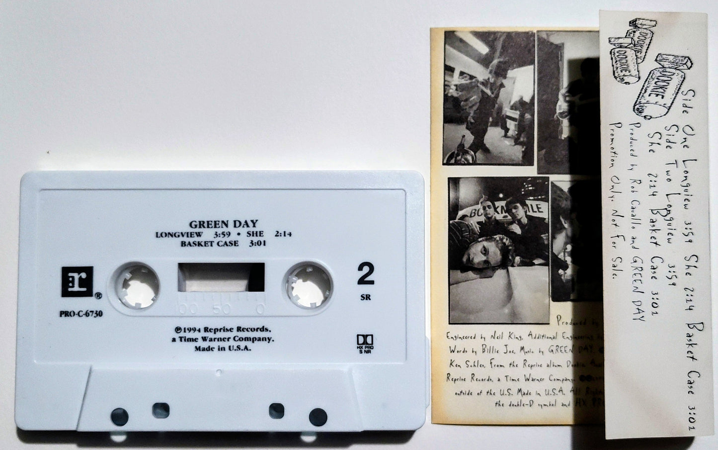 Green Day - "Sampler" - CASSETTE TAPE VG+/VG+ *🚨* *🔥*