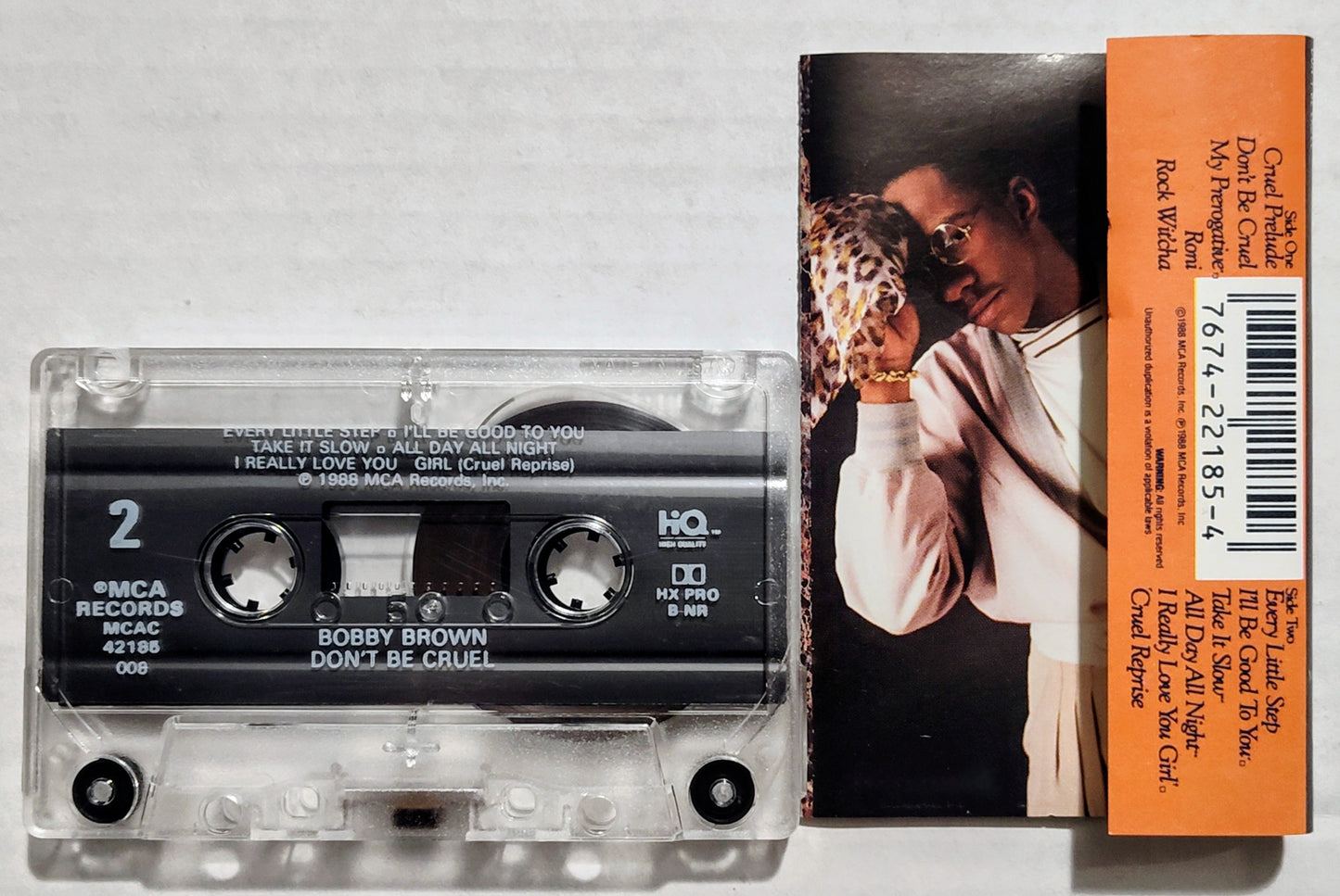 Bobby Brown - "Don't Be Cruel" - CASSETTE TAPE VG+/VG+