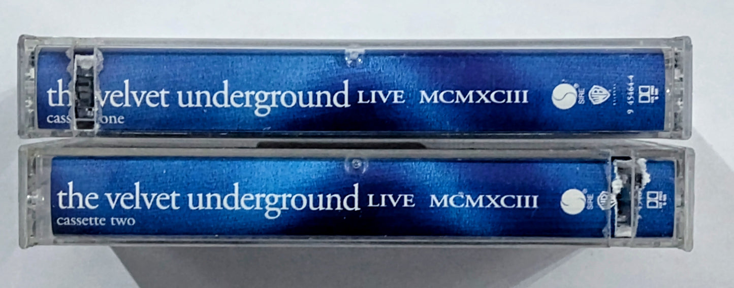 Velvet Underground, The - “Live MCMXCIII” - CASSETTE TAPE (2x) VG/VG+ (Cuts in spines of both j cards)