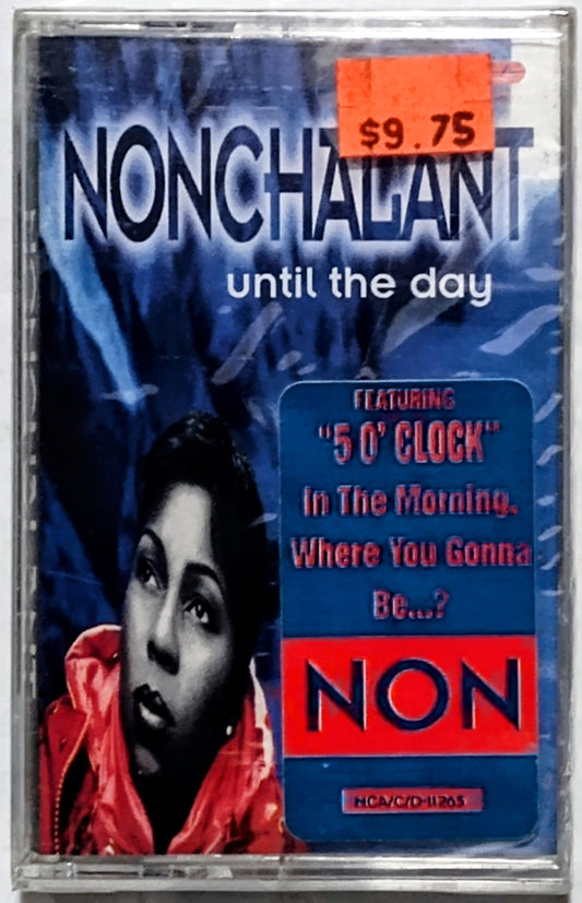 Nonchalant - “Until The Day” - CASSETTE TAPE NM/M (Sealed with hype sticker; crack in back of case)