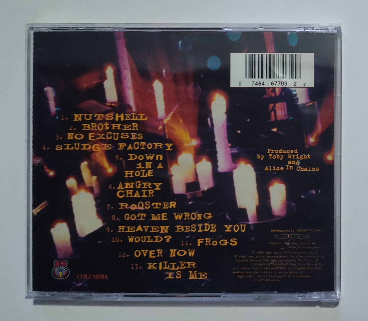 Alice In Chains - "MTV Unplugged" - COMPACT DISC VG/VG+