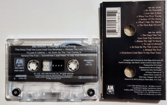 Del Amitri - "Change Everything" - CASSETTE TAPE (Chrome; DOLBY) VG/VG+