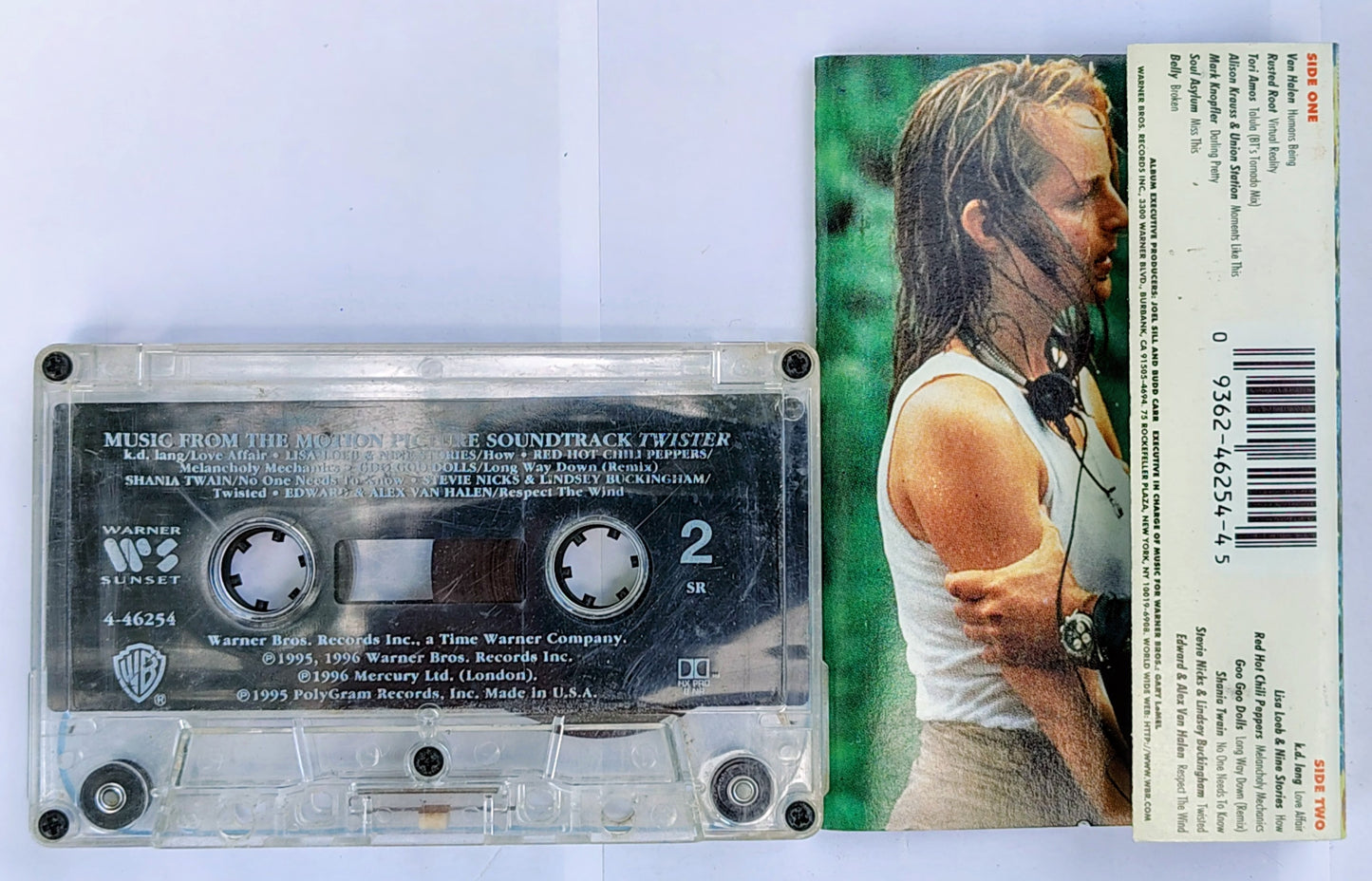 Various Artists (Van Halen, Tori Amos + More) - “Twister Soundtrack” - CASSETTE TAPE VG+/G+ *🚨*