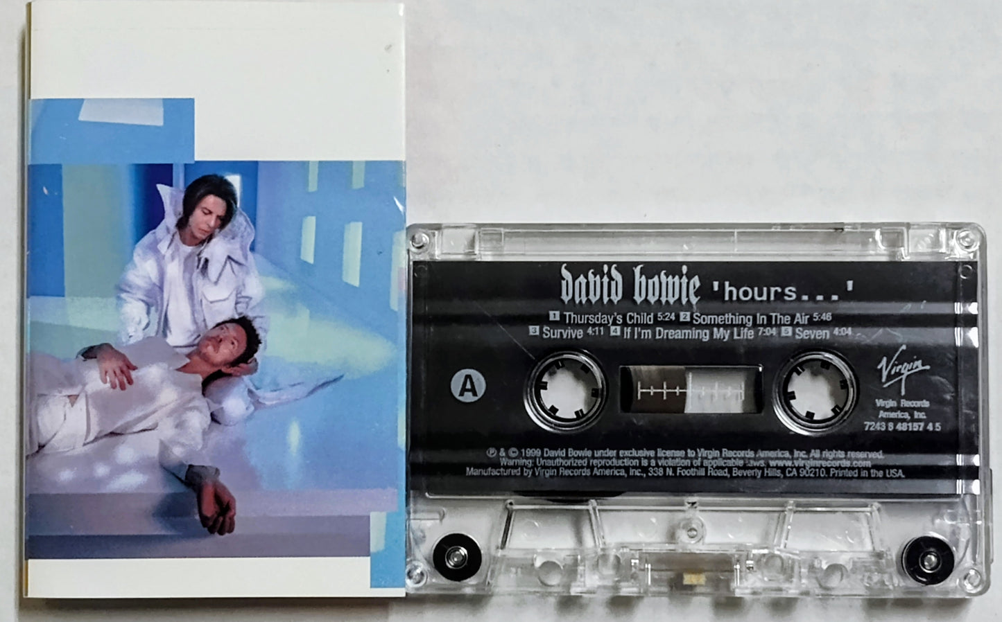 David Bowie - “Hours” - CASSETTE TAPE VG/VG