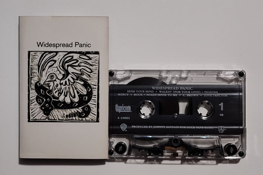 Widespread Panic - "Widespread Panic" - CASSETTE TAPE (SR; DOLBY HX PRO B NR) VG+/VG+