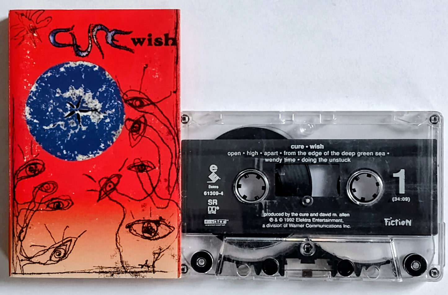 Cure, The - “Wish” - CASSETTE TAPE VG/VG *🚨*