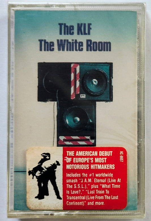 KLF, The - “The White Room” - CASSETTE TAPE M/M (Sealed with slightly worn hype sticker)