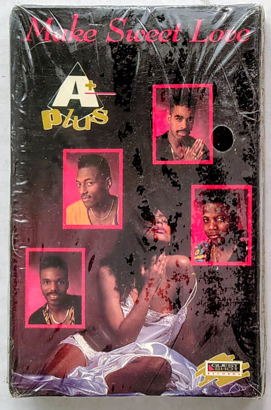 A+ Plus - "Make Sweet Love" - CASSETTE TAPE (Single) VG/M (Sealed with torn cellophane)