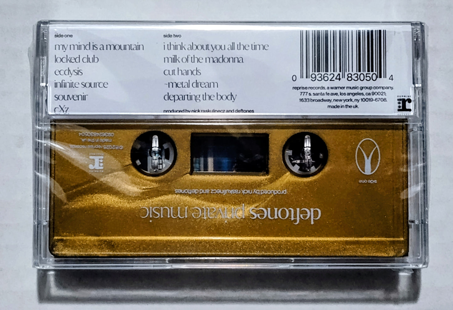 Deftones - “Private Music” - CASSETTE TAPE M/M (Sealed)