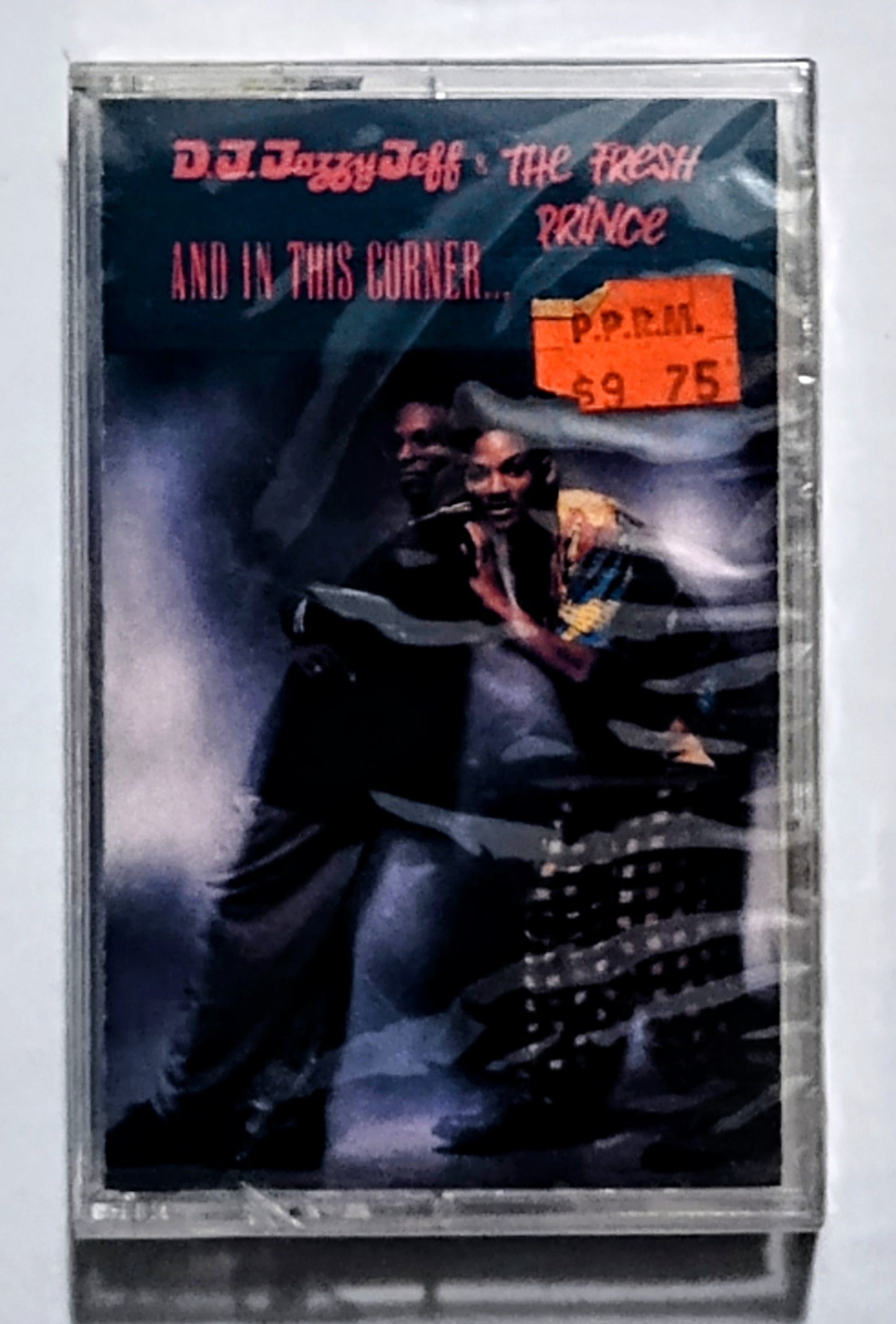 D.J. Jazzy Jeff & The Fresh Prince - “And In This Corner…” - CASSETTE TAPE NM/NM (Sealed; tiny hole in cellophane; shell is slightly lightstruck)