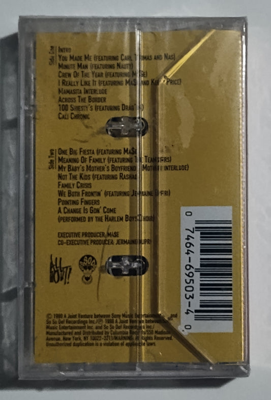 Mase - "Mase Presents Harlem World: The Movement" - CASSETTE TAPE VG+/M (Sealed; cracked cover)