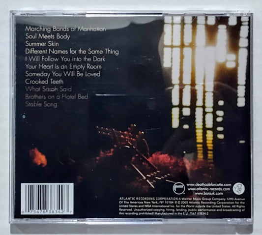 Death Cab For Cutie - “Plans” - INDIE COMPACT DISC NM/NM