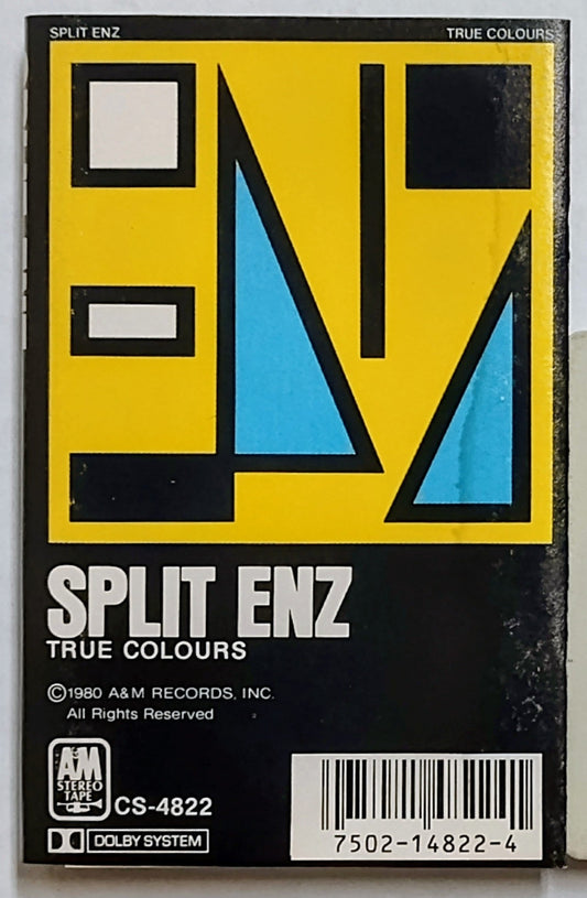 Split Enz - “True Colours” - CASSETTE TAPE G+/VG
